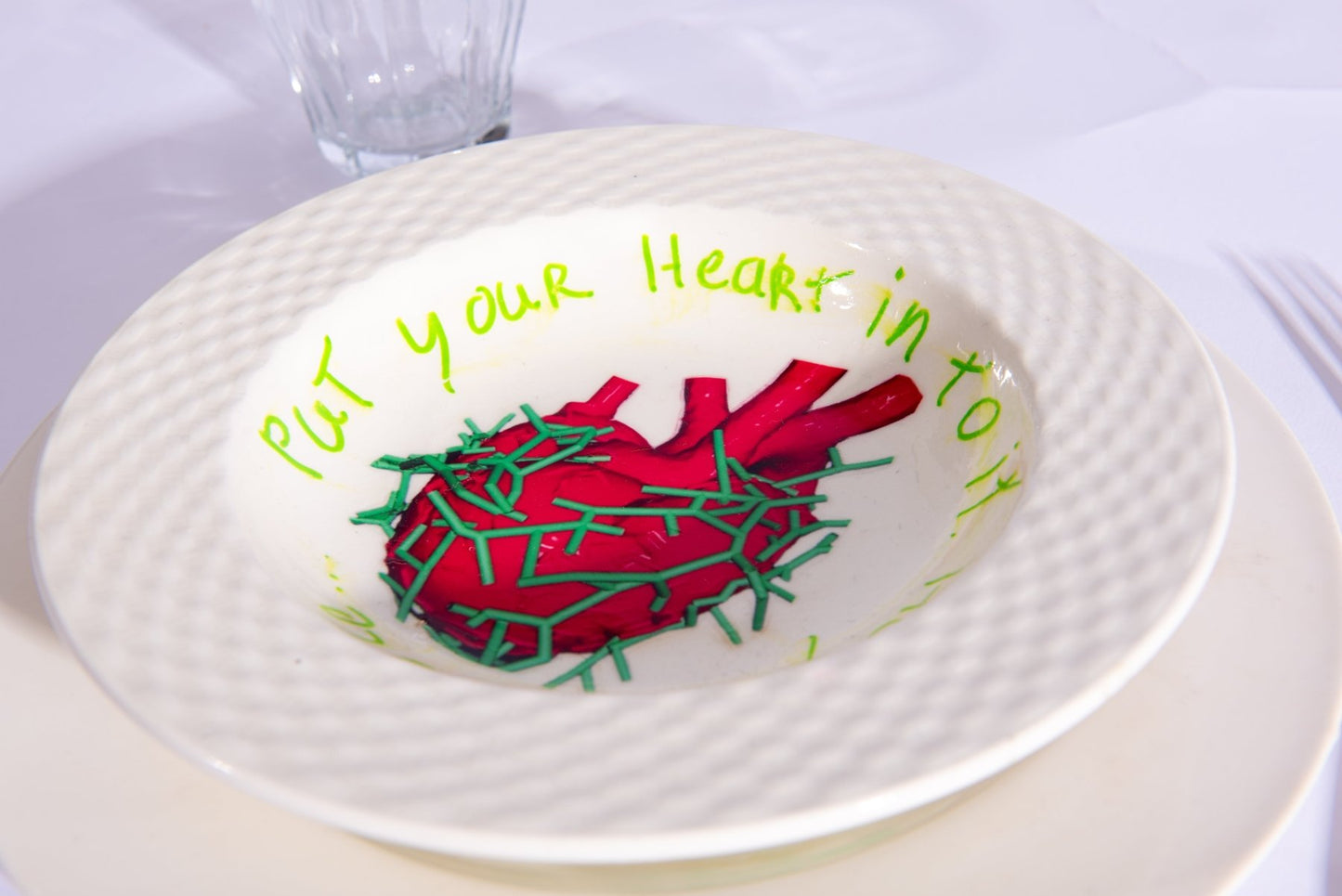 Put Your Heart In To It - Plate - Mind Of Maxi