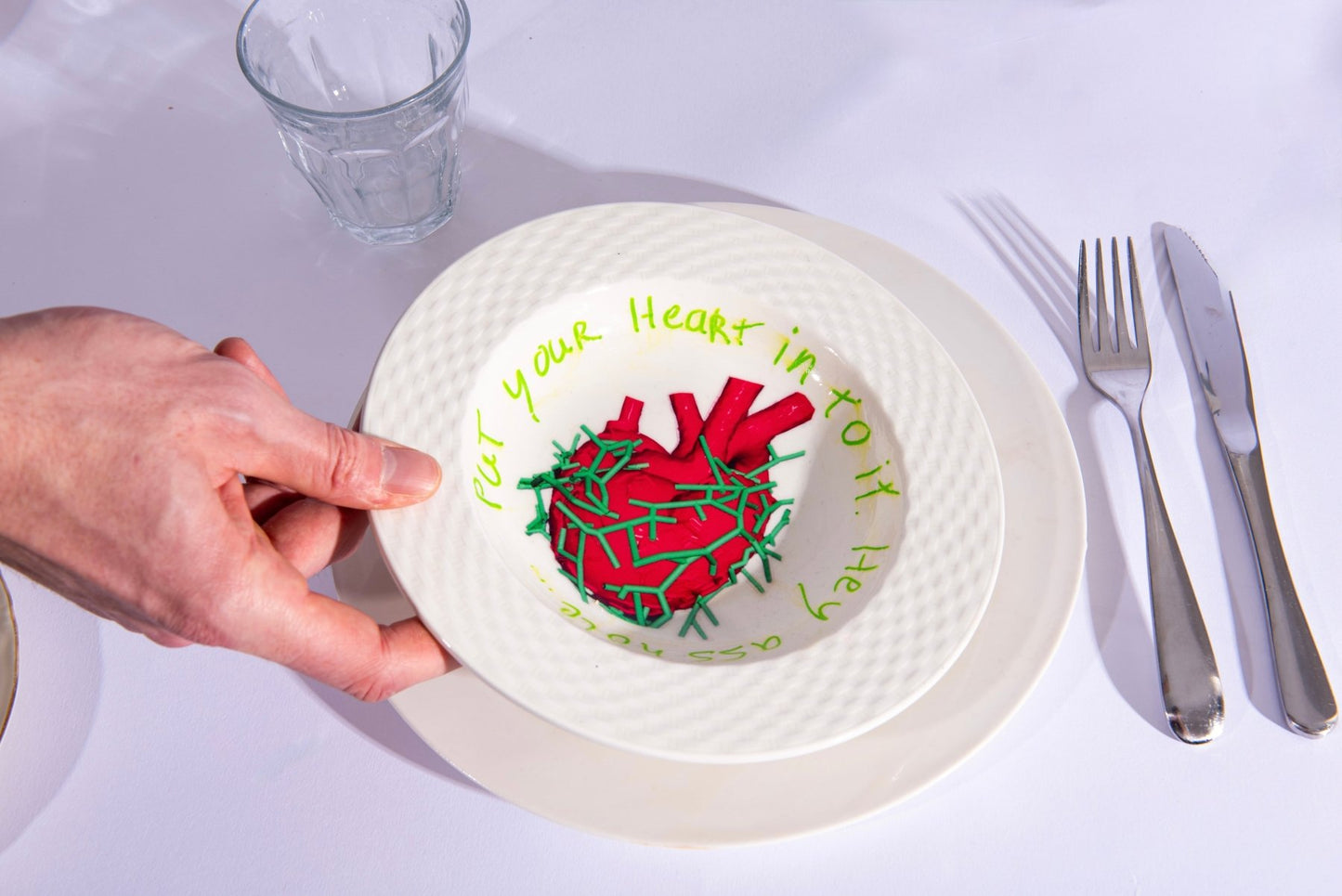 Put Your Heart In To It - Plate - Mind Of Maxi
