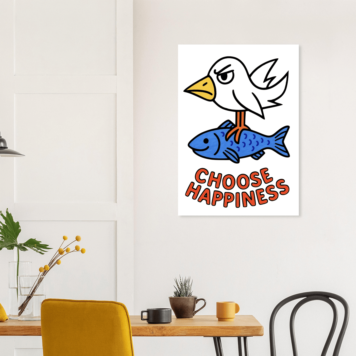 Choose Happiness - Poster - Mind Of MaxiPrint Material