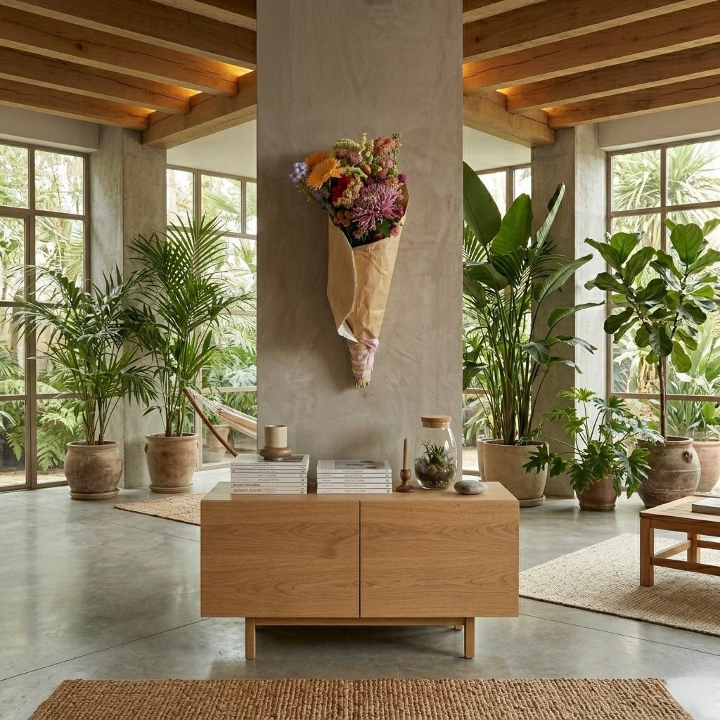 Flower Wall Vase - Fresh Flowers - Mind Of Maxi