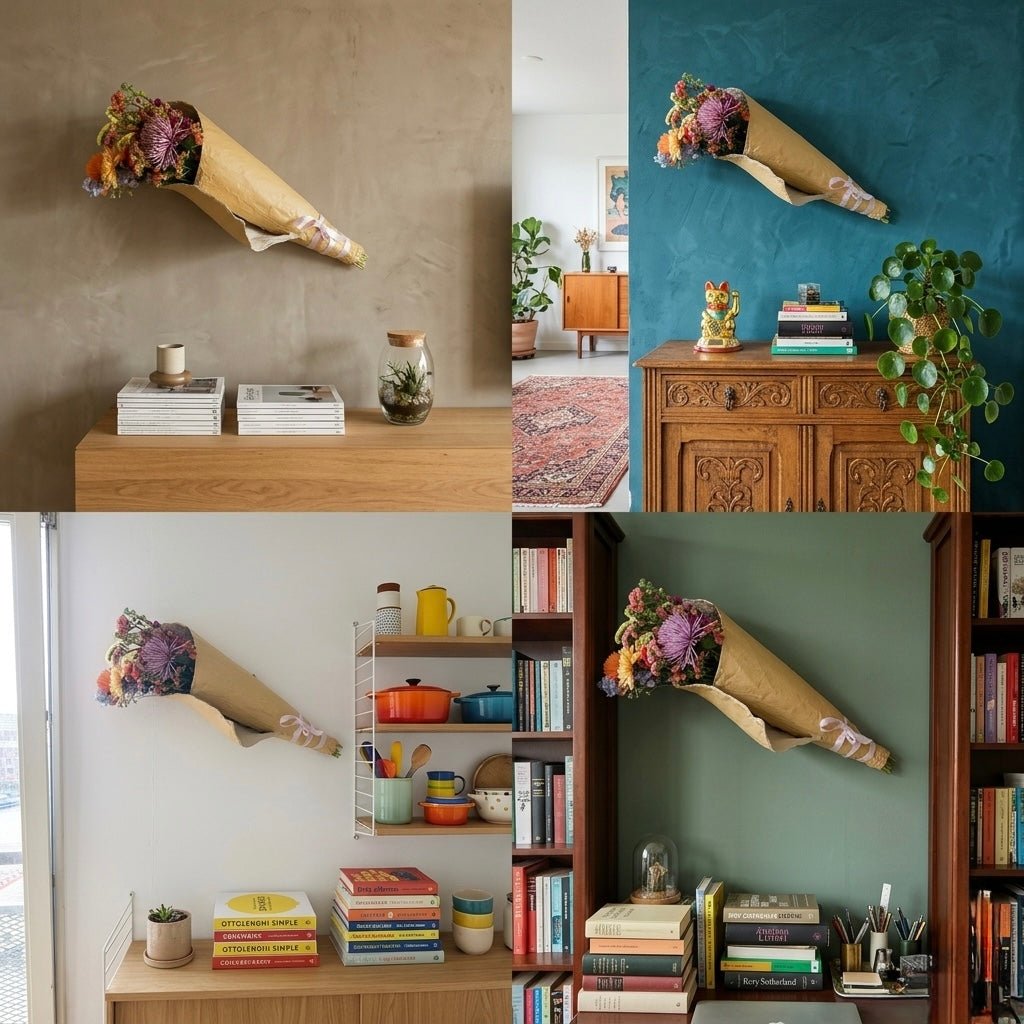 Flower Wall Vase - Fresh Flowers - Mind Of Maxi