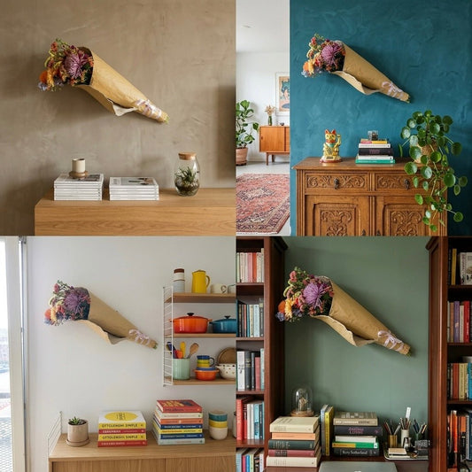 Flower Wall Vase - Fresh Flowers - Mind Of Maxi