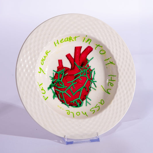 Put Your Heart In To It - Plate - Mind Of Maxi